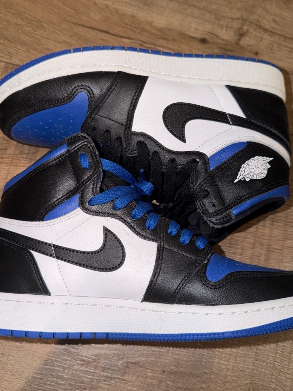 Jordan Men’s Sneakers - Black/White/Royal Blue